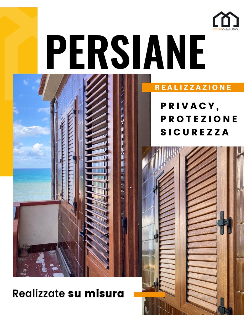 Persiane in PVC